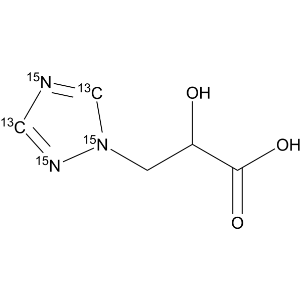 Triazole Lactic Acid-13C2, 15N3